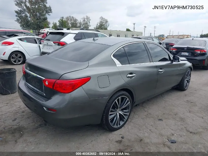 2017 Infiniti Q50 3.0T Premium/3.0T Signature Edition/3.0T Sport VIN: JN1EV7AP9HM730525 Lot: 40382652