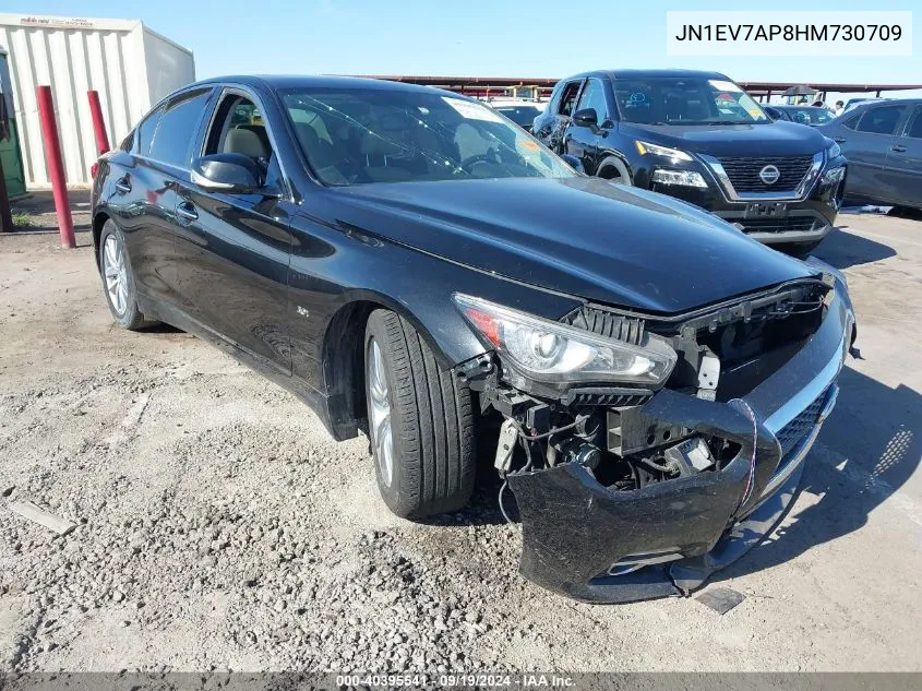 2017 Infiniti Q50 3.0T Premium VIN: JN1EV7AP8HM730709 Lot: 40395541