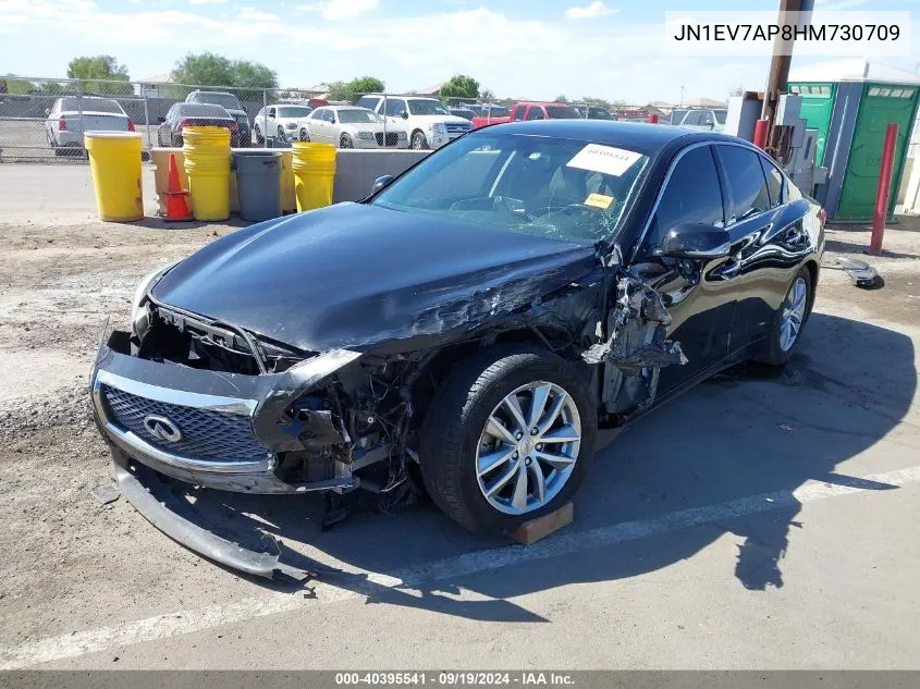 2017 Infiniti Q50 3.0T Premium VIN: JN1EV7AP8HM730709 Lot: 40395541