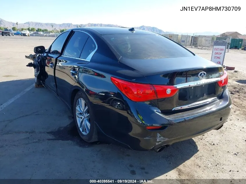 2017 Infiniti Q50 3.0T Premium VIN: JN1EV7AP8HM730709 Lot: 40395541