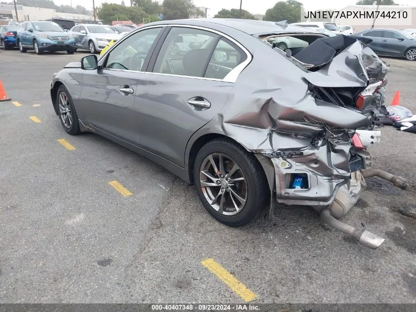 JN1EV7APXHM744210 2017 Infiniti Q50 Premium/Sport/Se