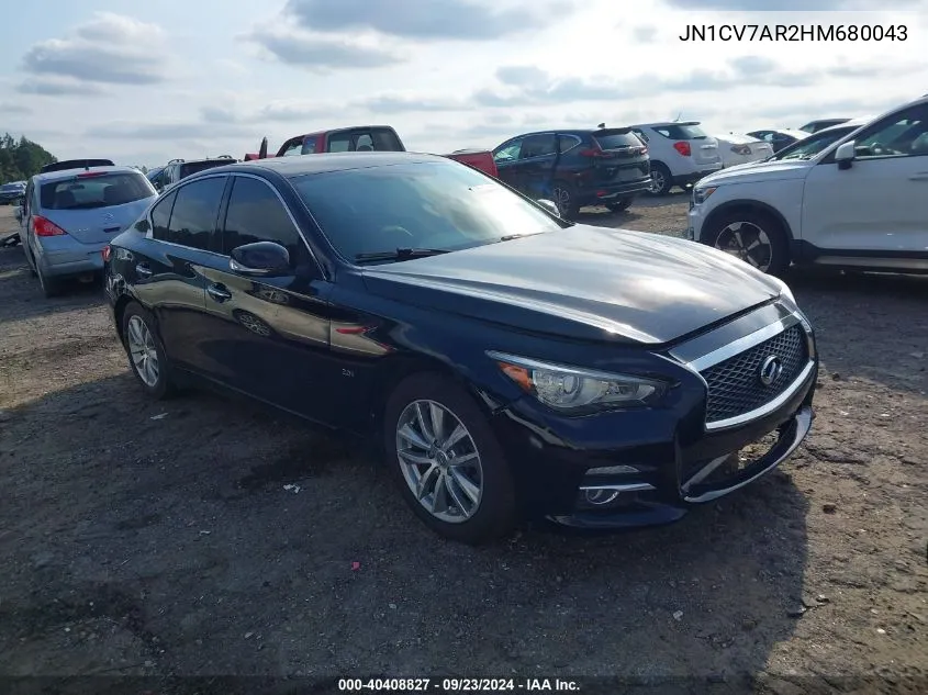 JN1CV7AR2HM680043 2017 Infiniti Q50 2.0T Premium