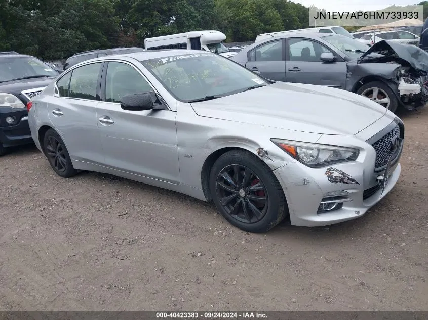 2017 Infiniti Q50 3.0T Premium VIN: JN1EV7AP6HM733933 Lot: 40423383