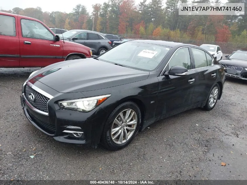 2017 Infiniti Q50 Premium/Sport/Se VIN: JN1EV7AP7HM741460 Lot: 40436748