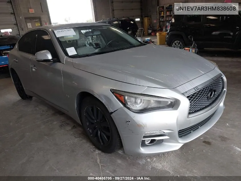 JN1EV7AR3HM838608 2017 Infiniti Q50 3.0T Premium