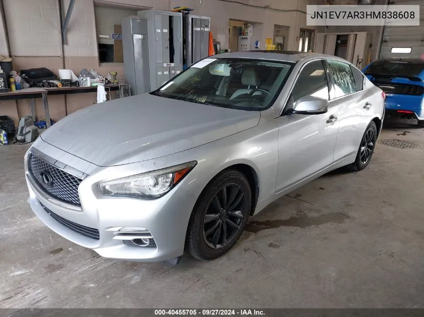 JN1EV7AR3HM838608 2017 Infiniti Q50 3.0T Premium