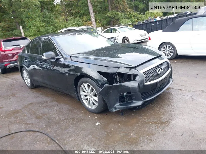 2017 Infiniti Q50 3.0T Premium VIN: JN1EV7AR4HM841856 Lot: 40484220