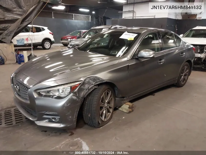 2017 Infiniti Q50 3.0T Signature Edition VIN: JN1EV7AR6HM841132 Lot: 40551732