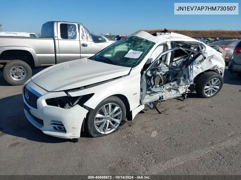 2017 Infiniti Q50 3.0T Premium VIN: JN1EV7AP7HM730507 Lot: 40588672