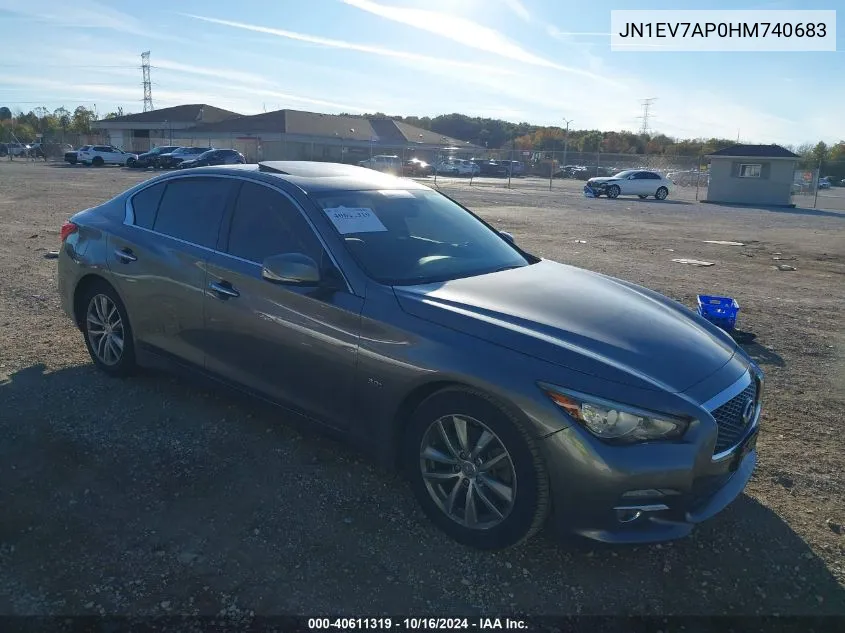 JN1EV7AP0HM740683 2017 Infiniti Q50 3.0T Premium