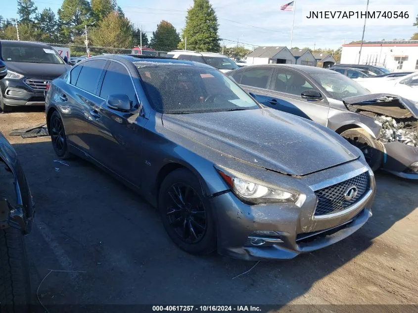 JN1EV7AP1HM740546 2017 Infiniti Q50 3.0T Premium