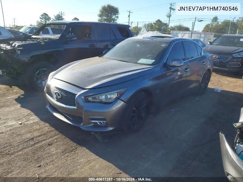 JN1EV7AP1HM740546 2017 Infiniti Q50 3.0T Premium