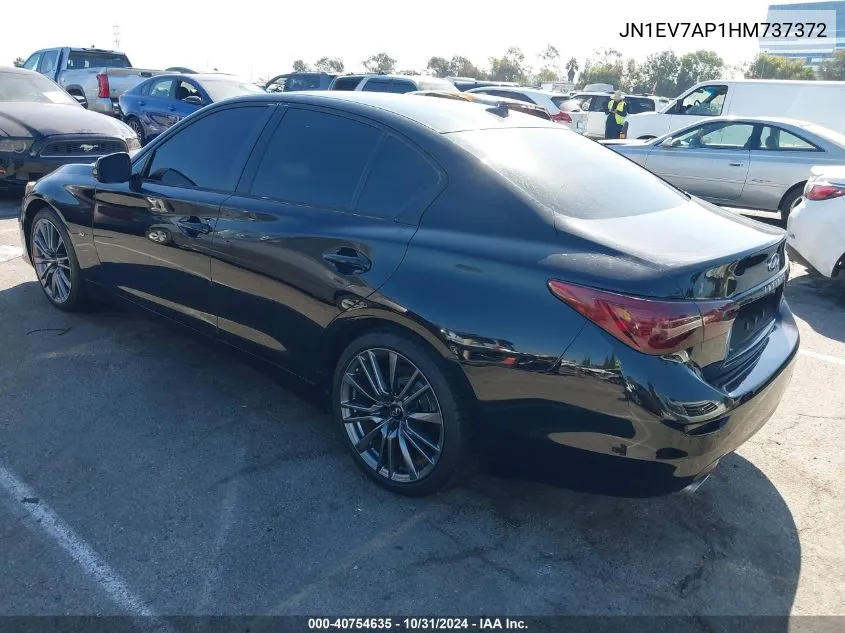 2017 Infiniti Q50 3.0T Premium VIN: JN1EV7AP1HM737372 Lot: 40754635