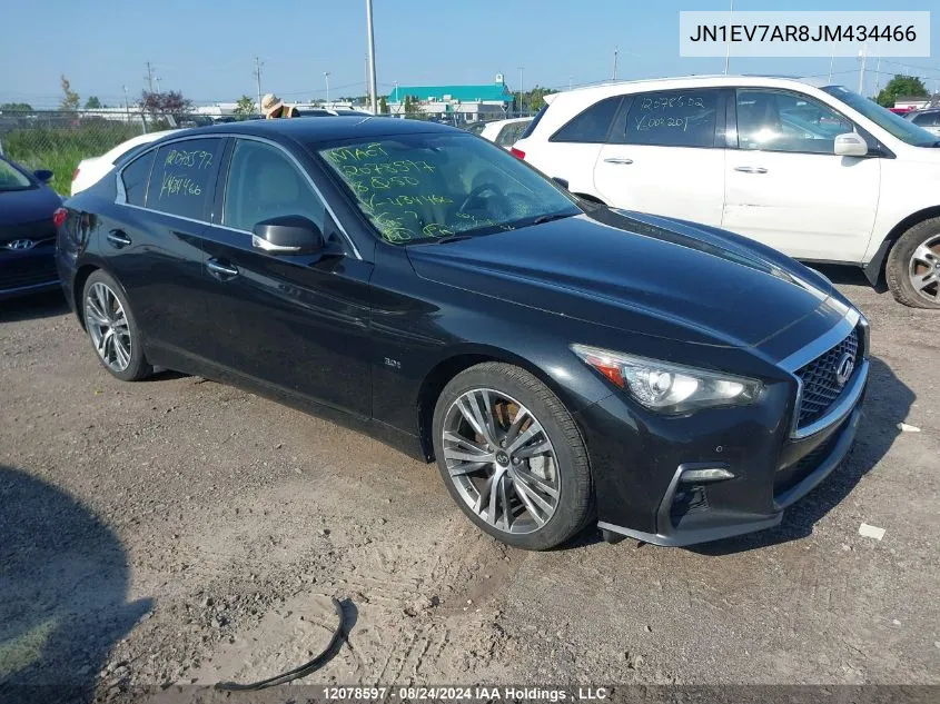 2018 Infiniti Q50 VIN: JN1EV7AR8JM434466 Lot: 12078597