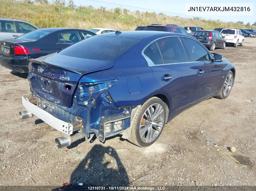 JN1EV7ARXJM432816 2018 Infiniti Q50