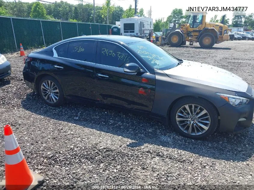 JN1EV7AR3JM434777 2018 Infiniti Q50 3.0T Luxe