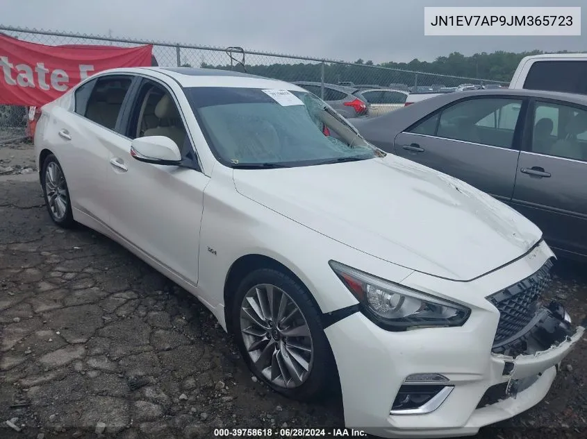 JN1EV7AP9JM365723 2018 Infiniti Q50 3.0T Luxe