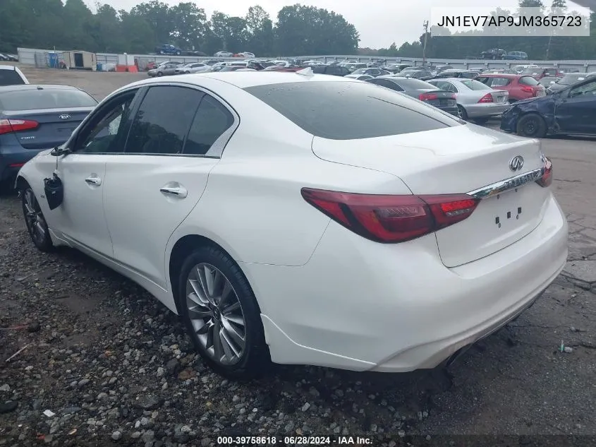 JN1EV7AP9JM365723 2018 Infiniti Q50 3.0T Luxe