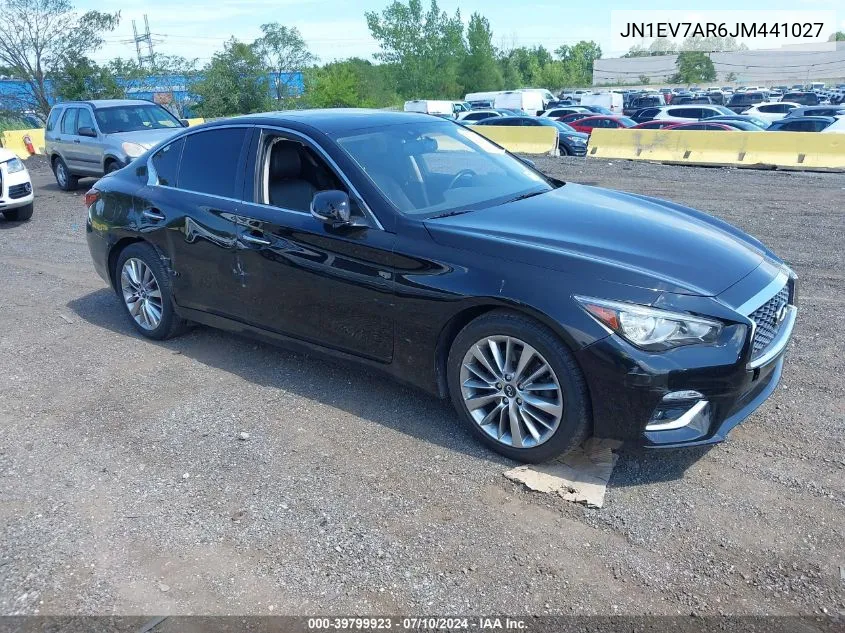 JN1EV7AR6JM441027 2018 Infiniti Q50 3.0T Luxe