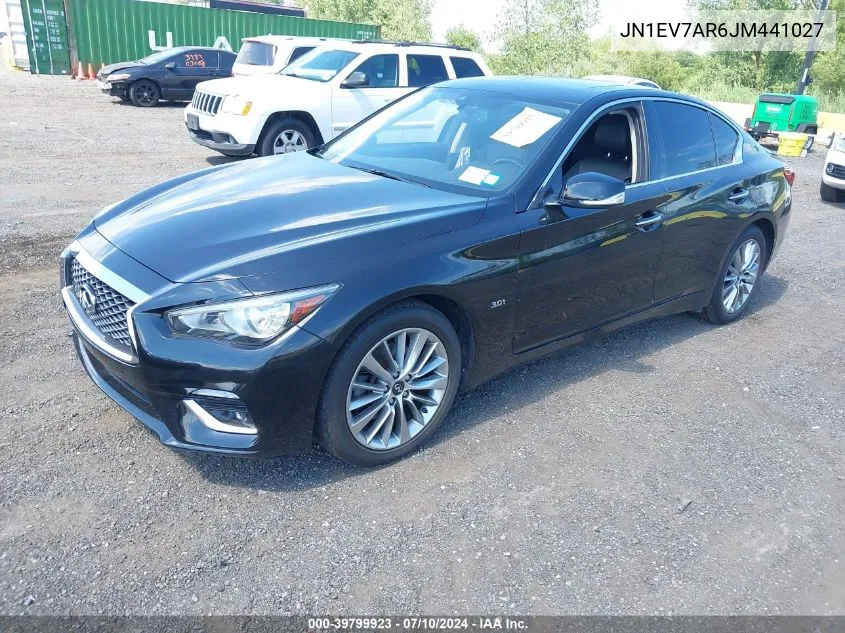 JN1EV7AR6JM441027 2018 Infiniti Q50 3.0T Luxe