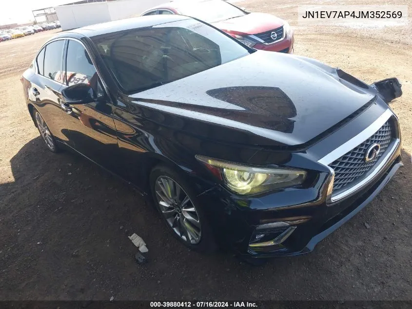 JN1EV7AP4JM352569 2018 Infiniti Q50 3.0T Luxe