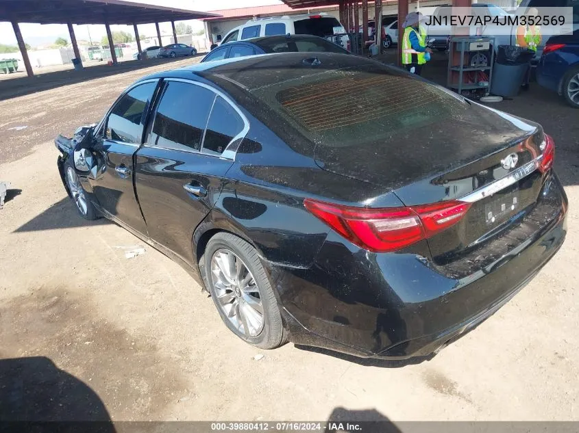 JN1EV7AP4JM352569 2018 Infiniti Q50 3.0T Luxe