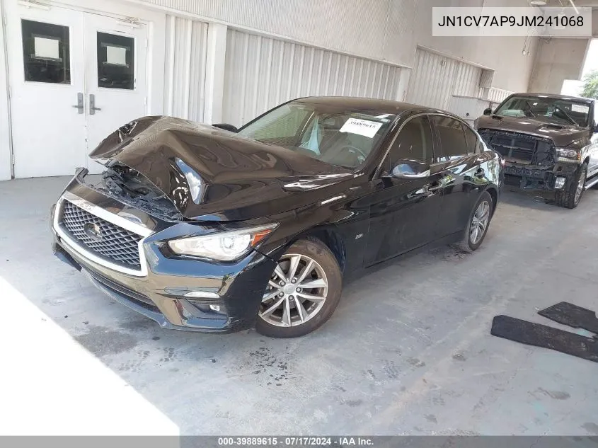 JN1CV7AP9JM241068 2018 Infiniti Q50 2.0T Pure