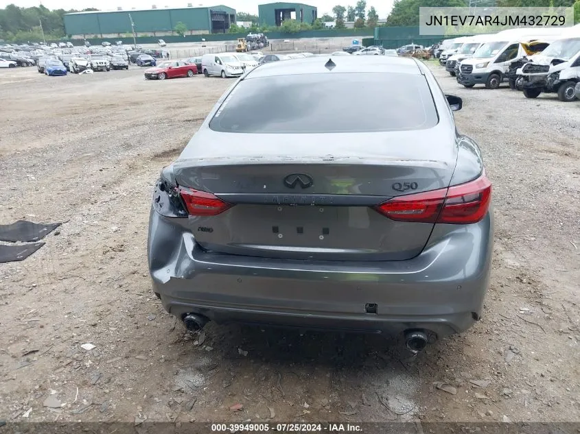 JN1EV7AR4JM432729 2018 Infiniti Q50 3.0T Luxe