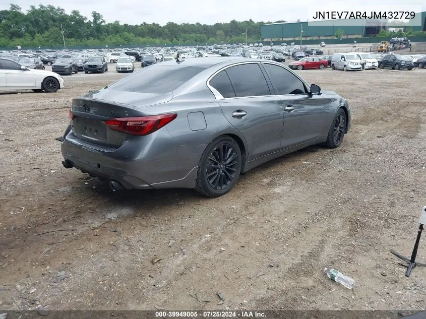 JN1EV7AR4JM432729 2018 Infiniti Q50 3.0T Luxe