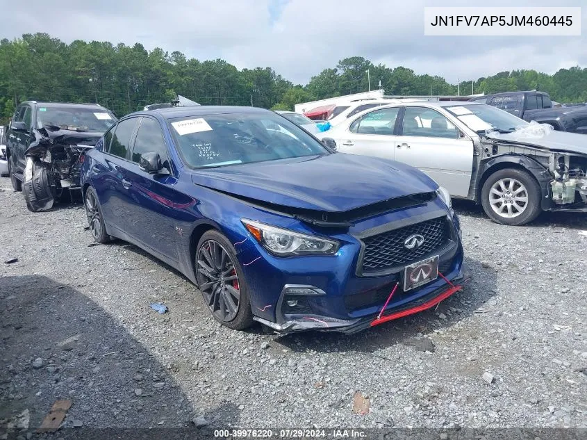 JN1FV7AP5JM460445 2018 Infiniti Q50 Red Sport 400