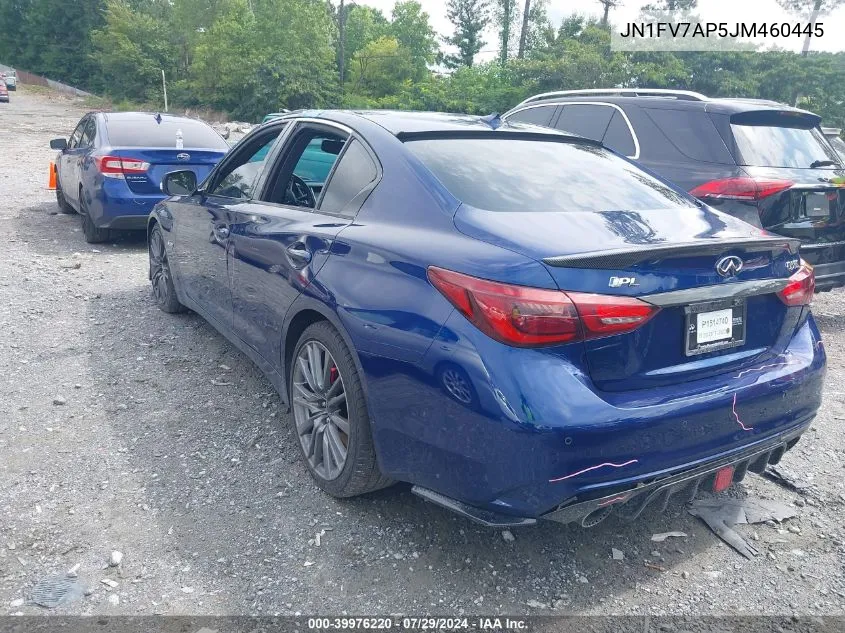 JN1FV7AP5JM460445 2018 Infiniti Q50 Red Sport 400