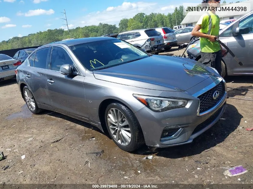 2018 Infiniti Q50 3.0T Luxe VIN: JN1EV7AR1JM444398 Lot: 39979488