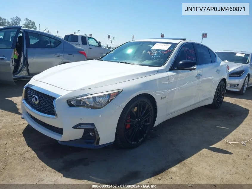 JN1FV7AP0JM460871 2018 Infiniti Q50 3.0T Red Sport 400