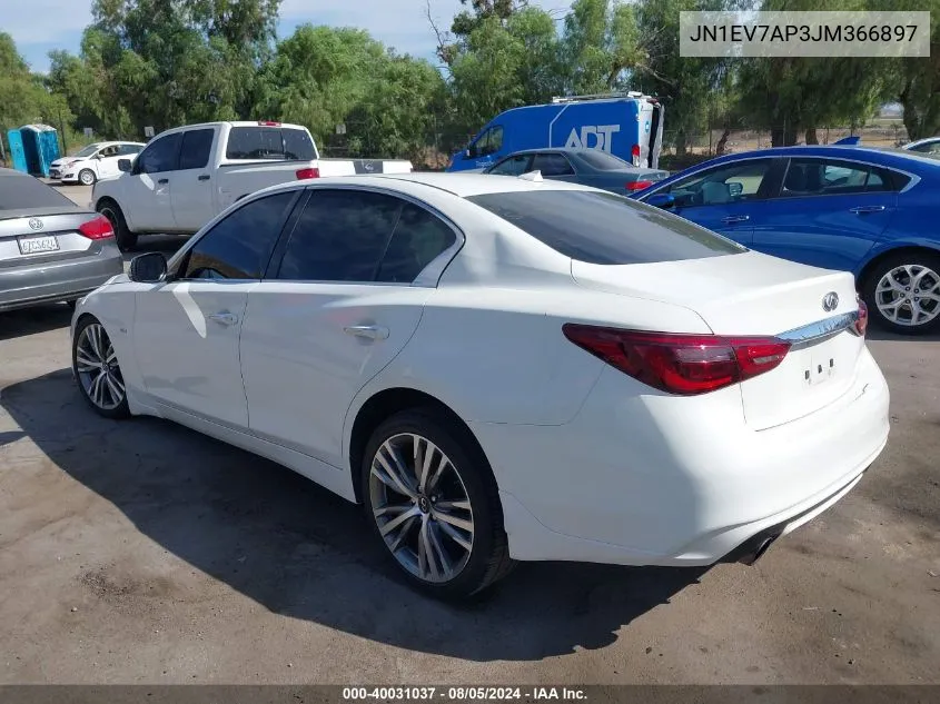 JN1EV7AP3JM366897 2018 Infiniti Q50 3.0T Sport