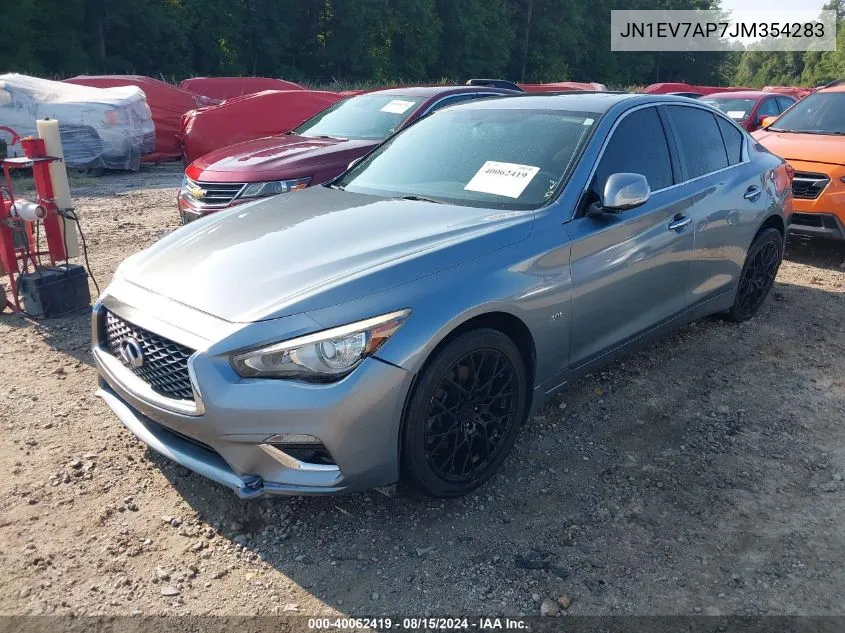 JN1EV7AP7JM354283 2018 Infiniti Q50 3.0T Luxe