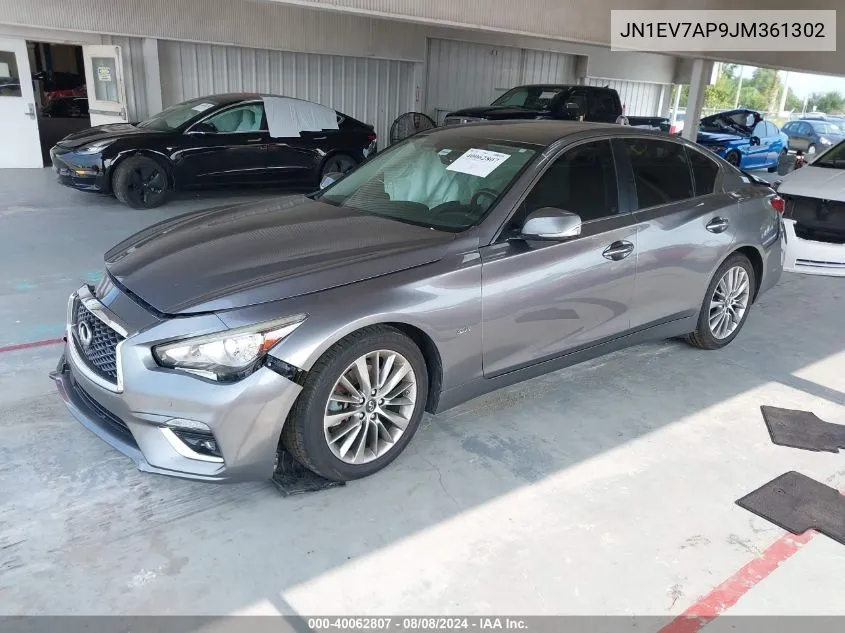 JN1EV7AP9JM361302 2018 Infiniti Q50 3.0T Luxe