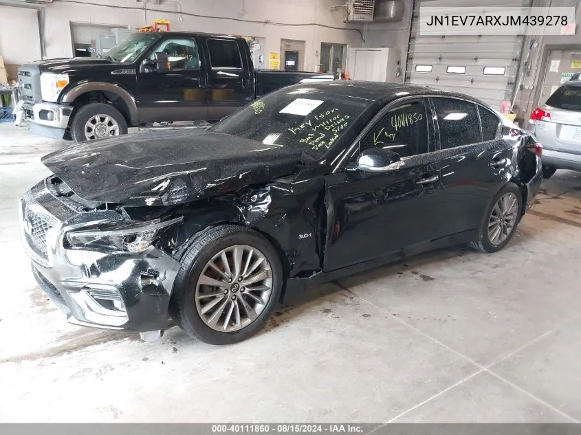 JN1EV7ARXJM439278 2018 Infiniti Q50 3.0T Luxe