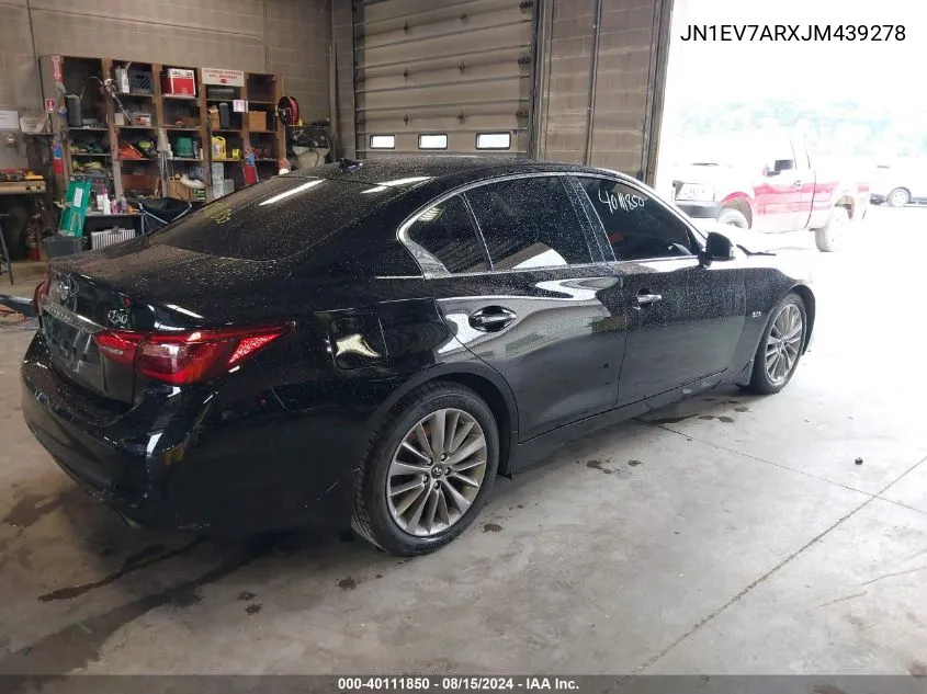 JN1EV7ARXJM439278 2018 Infiniti Q50 3.0T Luxe