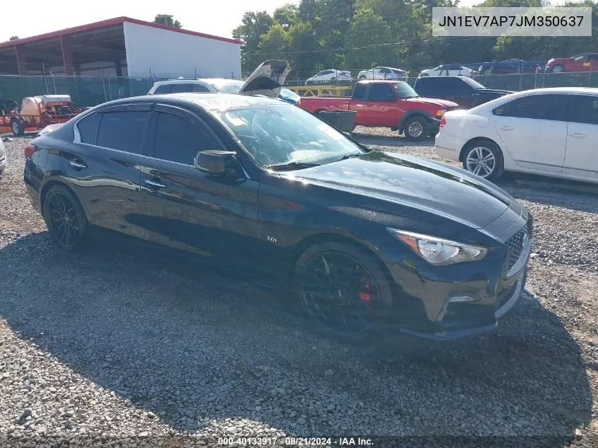 JN1EV7AP7JM350637 2018 Infiniti Q50 3.0T Sport