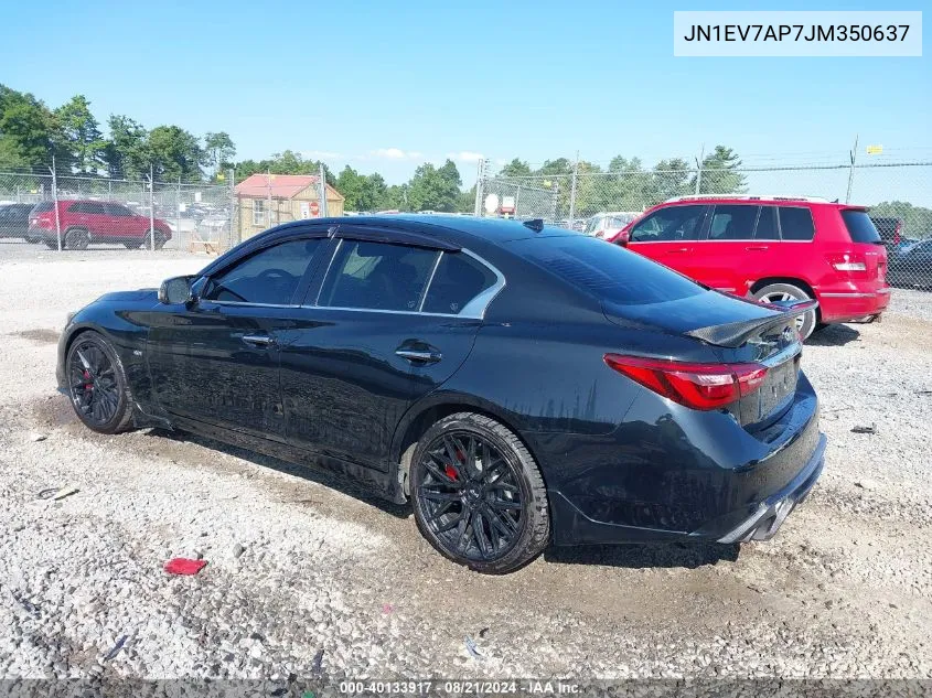 JN1EV7AP7JM350637 2018 Infiniti Q50 3.0T Sport