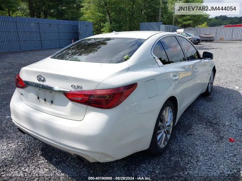 JN1EV7AR2JM444054 2018 Infiniti Q50 3.0T Luxe