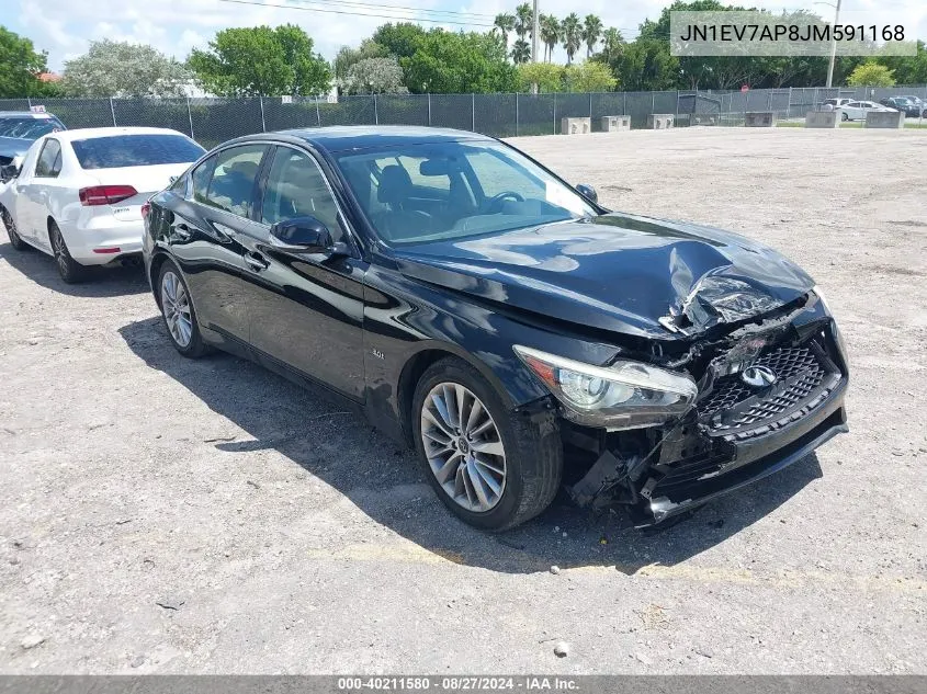 JN1EV7AP8JM591168 2018 Infiniti Q50 3.0T Luxe