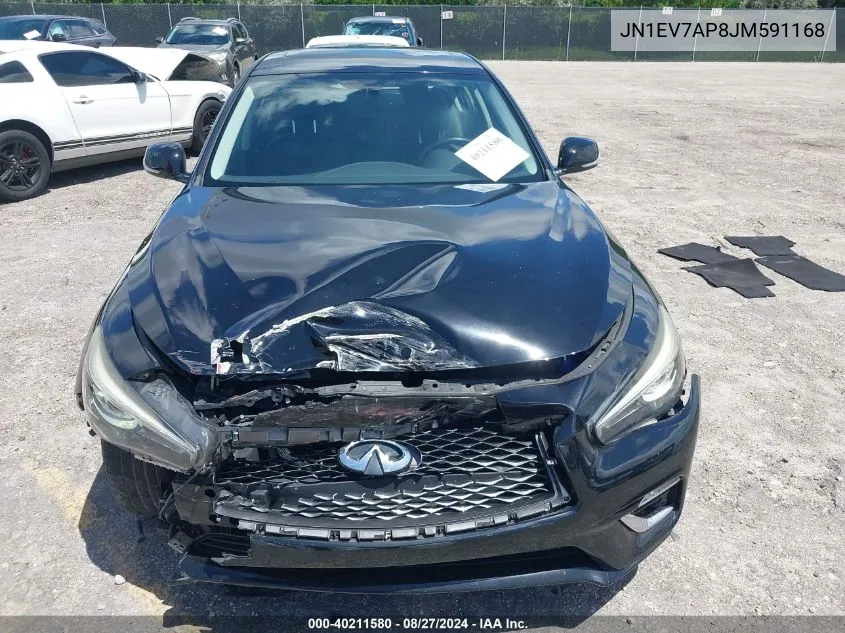 JN1EV7AP8JM591168 2018 Infiniti Q50 3.0T Luxe