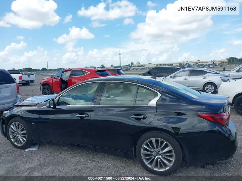 JN1EV7AP8JM591168 2018 Infiniti Q50 3.0T Luxe