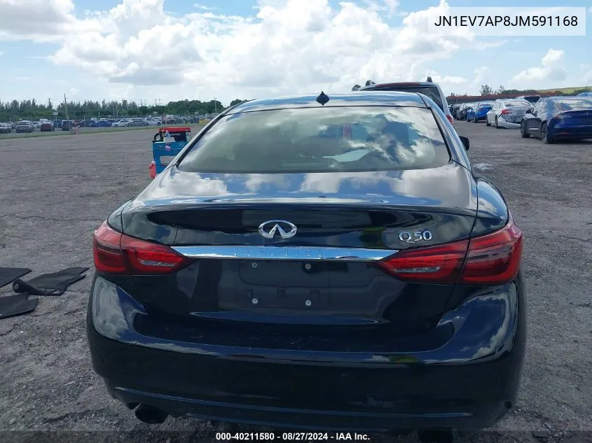 JN1EV7AP8JM591168 2018 Infiniti Q50 3.0T Luxe