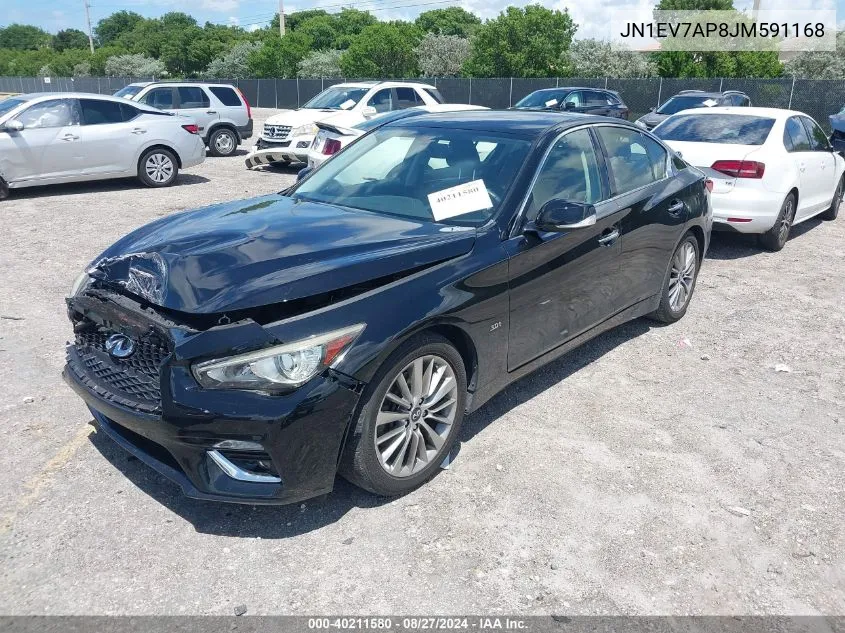 JN1EV7AP8JM591168 2018 Infiniti Q50 3.0T Luxe