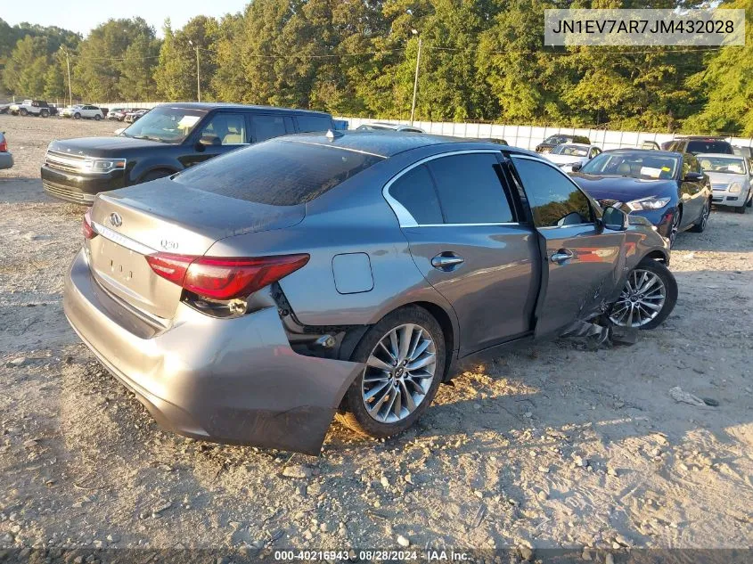 JN1EV7AR7JM432028 2018 Infiniti Q50 3.0T Luxe