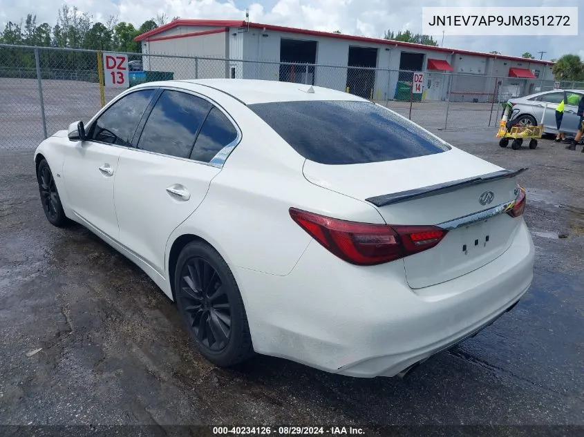 JN1EV7AP9JM351272 2018 Infiniti Q50 3.0T Luxe