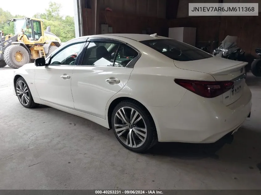 JN1EV7AR6JM611368 2018 Infiniti Q50 3.0T Sport