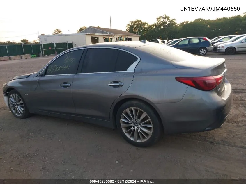 JN1EV7AR9JM440650 2018 Infiniti Q50 3.0T Luxe